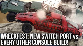 Wreckfest: The Excellent Switch Port vs Xbox One/ One X/ PS4/ Pro + PS5 and Xbox Series S/X!