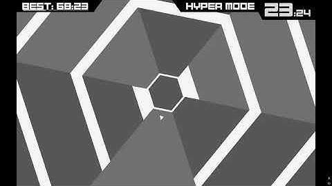 Super Hexagon - Hexagonest (Hyper mode) complete (60s) + clicks