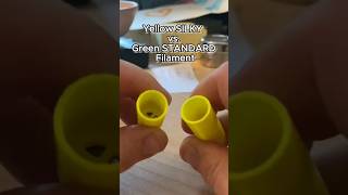 Testing Filament Strength: Yellow Silky Filament Vs Green Standard Filament
