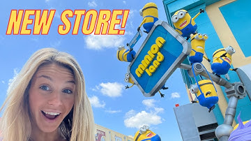 NEW MINION STORE IS OPEN - EVIL STUFF! Minion Land at Universal Studios Orlando