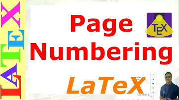 Page Numbering in LaTeX (Latex Basic Tutorial-17)