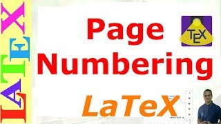 Page Numbering in LaTeX (Latex Basic Tutorial-17)