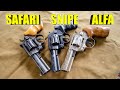 SAFARI 441, SNIPE 4", ALFA 440 | Близнецы но не братья | Сравнение револьверов 4 mm Flobert