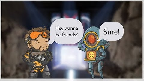 Making friends with the enemy in Apex legends