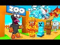 ¡Hice un zoológico con TODOS LOS MOBS ELEMENTALES en Minecraft!