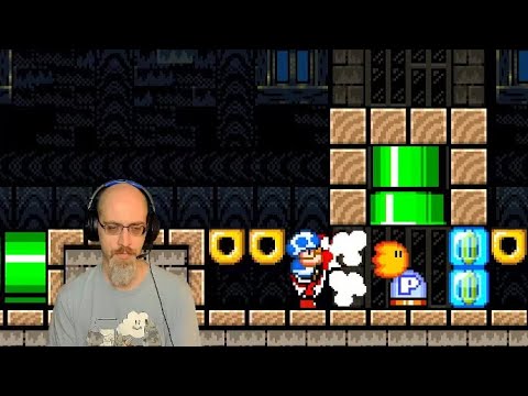 Midnight Puzzle by catseye / FXJ-F6L-8FF / Mario Maker 2 Puzzle solution