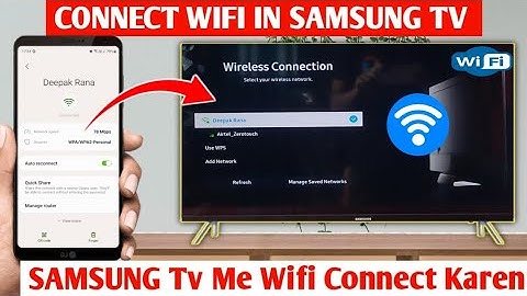 How To Connect WiFi In Samsung TV | TV me WiFi kaise connect kare | Connect Wifi in LED TV 2023