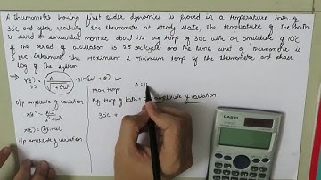problem based on  sinusoidal response equation