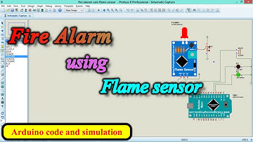 Fire alarm using arduino and flame sensor \\how to simulate flame sensor in Proteus\\E Infotainment