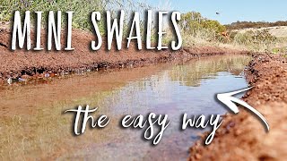 Mini swale BUILD with a custom designed skid steer attachment 'Trenchy' | Aussie Offgrid Homestead