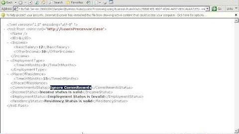 BT2006/BRE -  01-02 Testing a Policy in Business Rule Composer