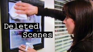 The Office - Erin accidentally ruins Pam's painting (Deleted Scenes)