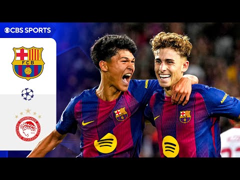 Barcelona vs. Olympiacos: Extended Highlights | UCL League Phase MD 3 | CBS Sports Golazo