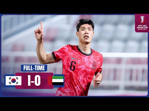 LIVE | AFC U23 Asian Cup Qatar 2024™ | Group B | Korea Republic vs United Arab Emirates