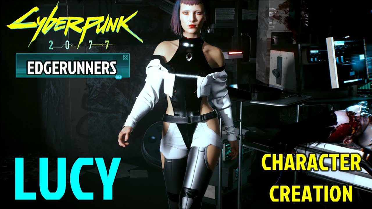 Cyberpunk 2077 LUCY from Edgerunners (please check pinned comment) Character  Creation & Clothes 