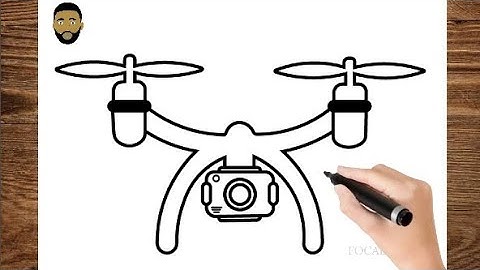 How To Draw A Drone ( Easy Drawing)