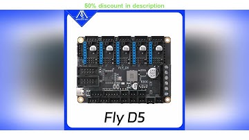 Latest Products You Must Know! Mellow Klipper/Marlin Firmware DIY 5 Axis FLY D5 Board UART TMC220