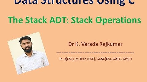LEC 03 The Stack ADT: Stack Operations