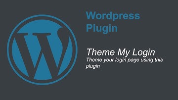 Wordpress Plugin  Theme My Login
