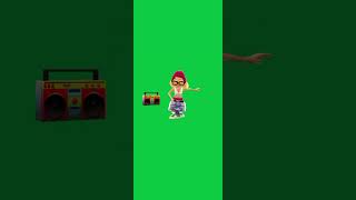 subway surfers green screen