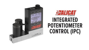 Alicat Mass Flow Controller: Demo - Integrated Potentiometer Control