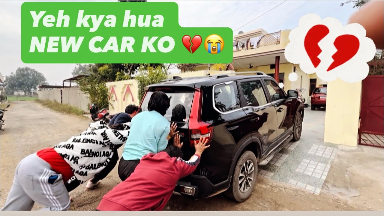 NEW CAR khrab HOGI 😭 @armaanthakurvlogs2567 