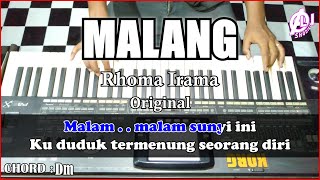 MALANG - Rhoma Irama | Karaoke Dangdut Korg Pa3x (Chord\u0026Lirik)