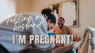 TELLING MY HUSBAND I&#39;M PREGNANT AFTER INFERTILITY| LOVE_TAUNYA