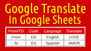 How to Use Google Translate in Google Sheet by How Create It 23 views 2 years ago 2 minutes, 24 seconds