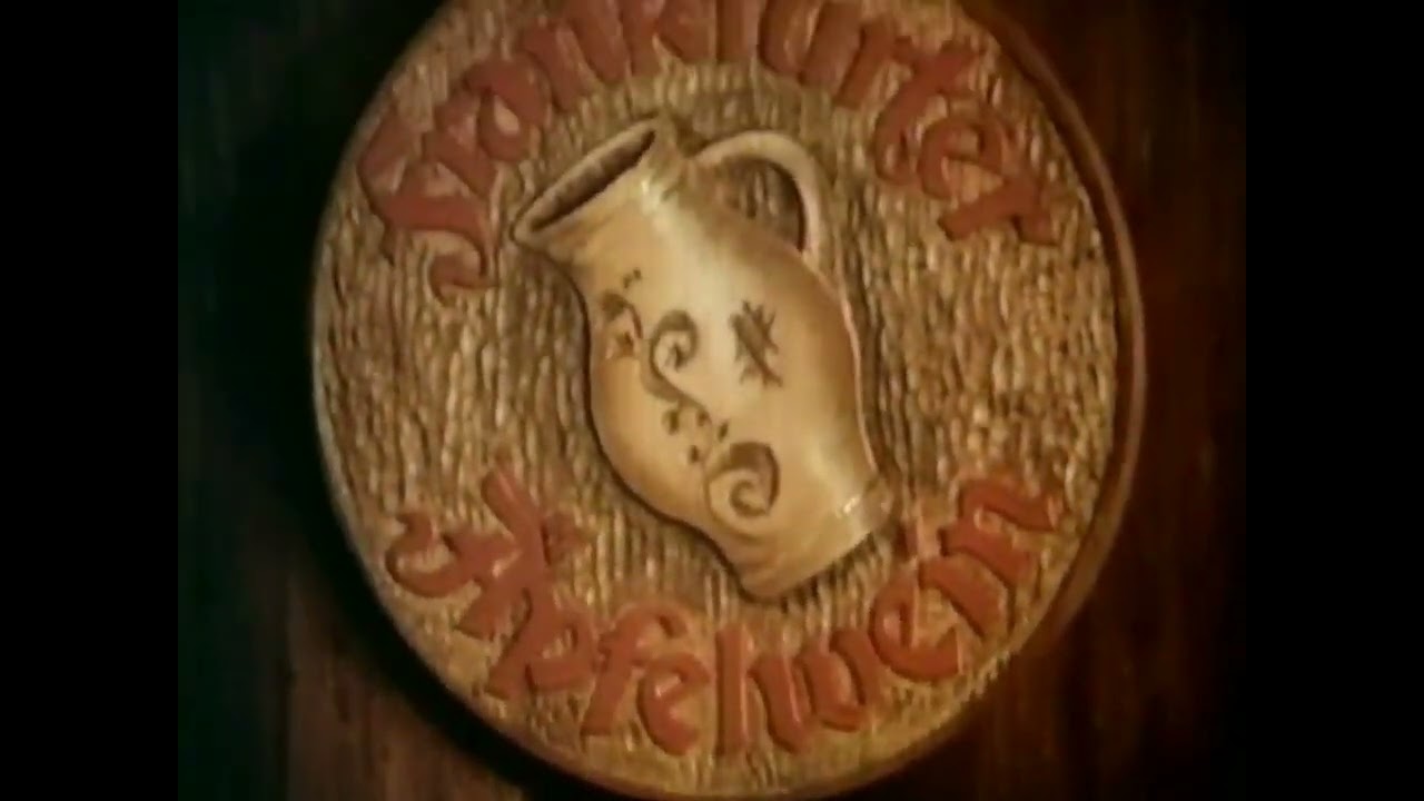 1987 Possmann – Frankfurter Apfelwein – Deutsche Retro Werbung