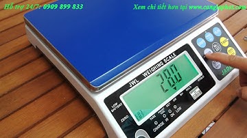 Cân điện tử Jadever JWL 3kg 6kg 15kg 30kg - Hướng dẫn sử dụng chức năng cân cộng dồn
