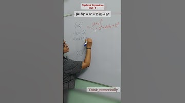 Algebraic Expansions #maths #shorts #thinknumerically