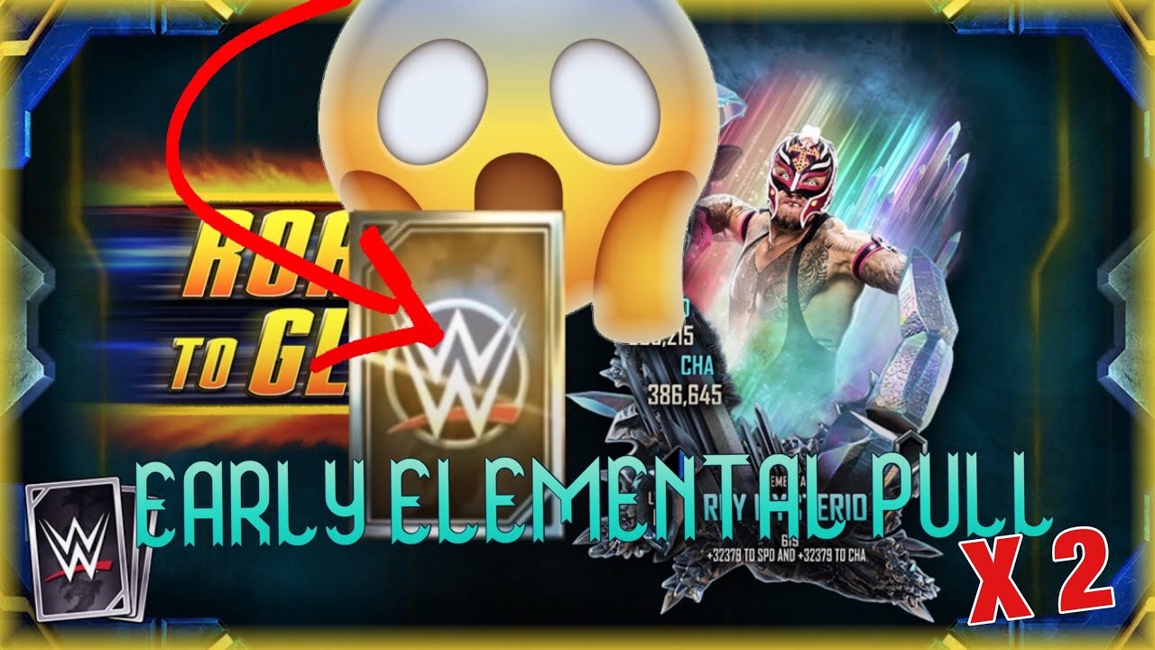 2 Early Elemental Tier Pulls! Heroic Rey Acquired!!! Champions Fusion Event Incoming! WWE SuperCard