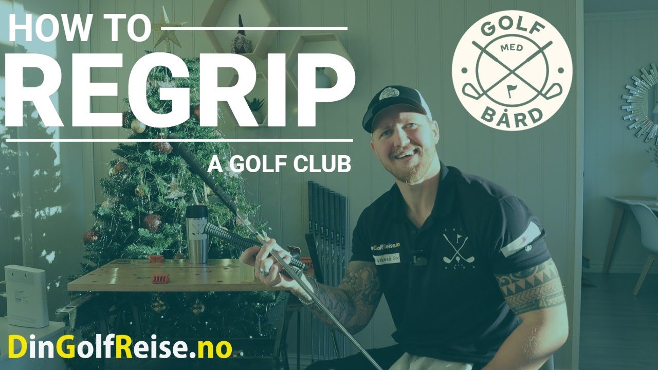 How To Regrip GOLF CLUB At Home First Time YouTube