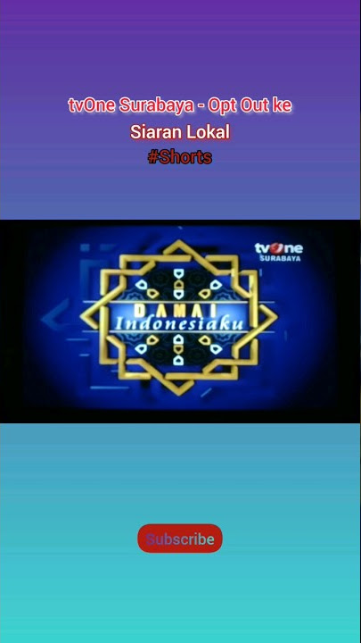 tvOne Surabaya - Opt Out ke Siaran Lokal #Shorts