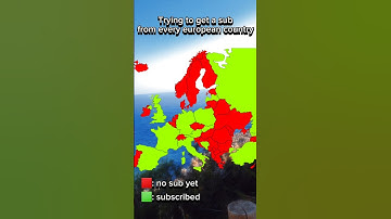 Trying to get a sub from every european country! (day 2) #flags #Europe #mapping #edit #countryballs