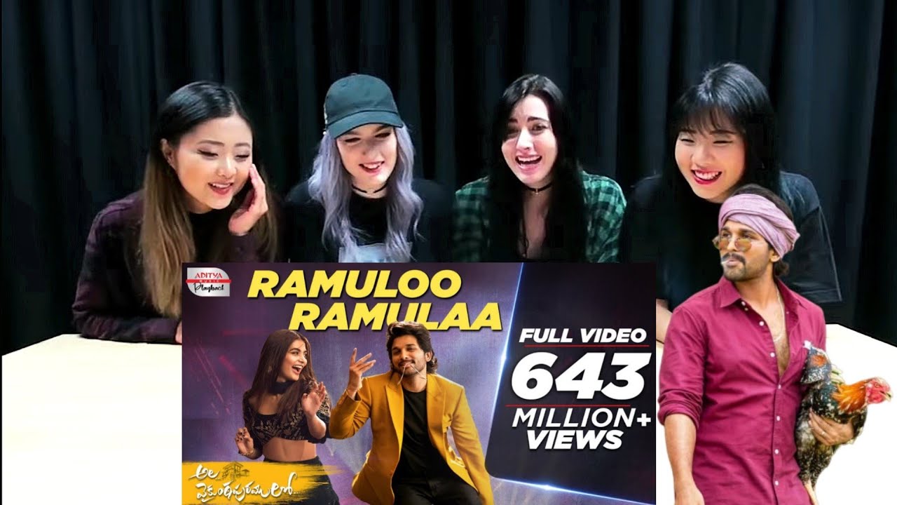 Ramuloo Ramulaa Song Reaction By Foreigners | Allu Arjun Dance Reaction | Pooja Hedge