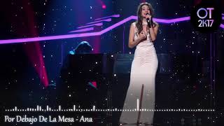 Video thumbnail of "Por Debajo De La Mesa - Ana (Gala 11) OT 2017 [Audio de Estudio]"