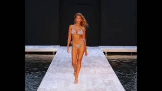 Kara Del Toro Walks Runway | Fashion | Lahana Swim Fashion Show Paraiso Miami Beach 👙