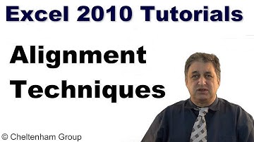 Excel 2010 Tutorial | Excel 2010 alignment formatting techniques