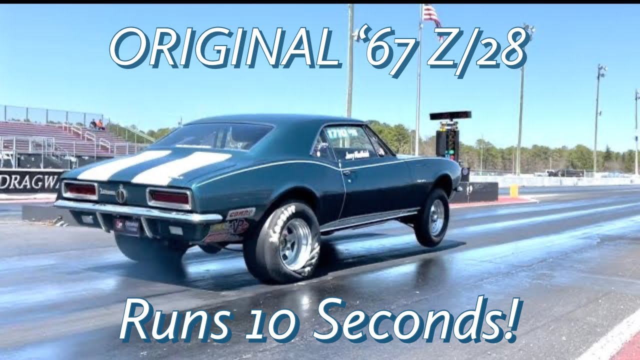 Оригинальные номера Jerry MacNeish NHRA Stock Eliminator D/S, соответствующие Camaro Z/28 4-Speed...