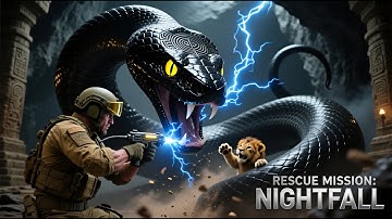 HEROIC RESCUE: Special Forces Battle a Mythical GIANT PYTHON to Save a Lion Cub!