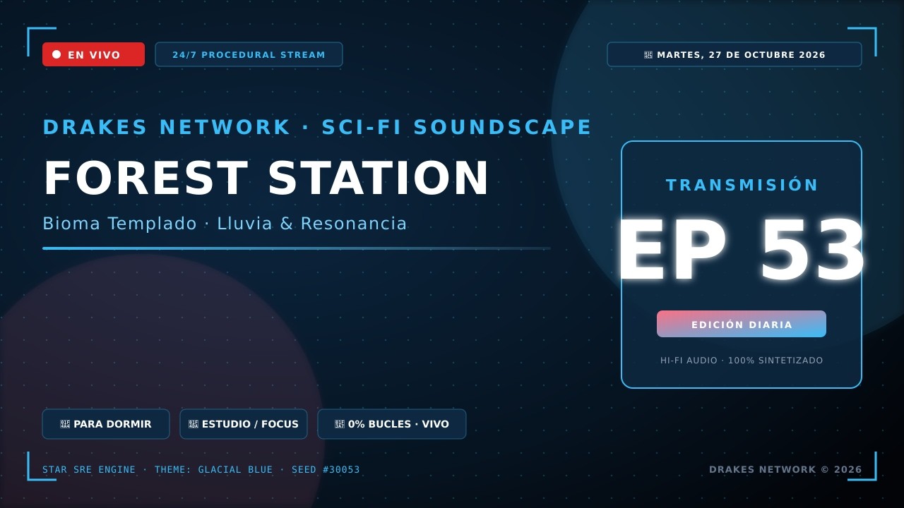 Deep Space Outpost -- Forest Station | 24/7 Dark Sci-Fi Ambient Lo-Fi ...