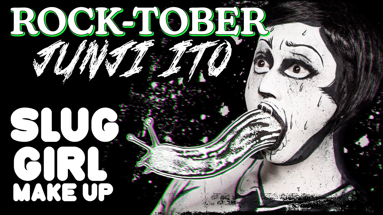 Rock-tober Finale: Junji Ito Slug Girl Makeup Look!