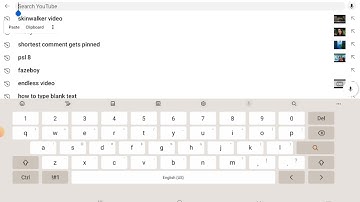 how to type a blank comment on yt