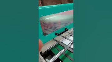 sheeter machine test run accura 165