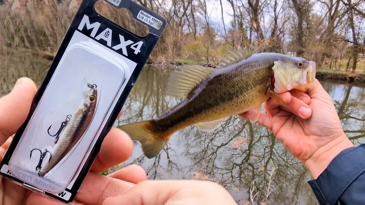 Spring Bass Fishing with MAX4 hard bait