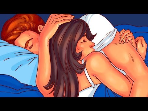 فيديو: ينام الزوجان تحت بطانيات مختلفة