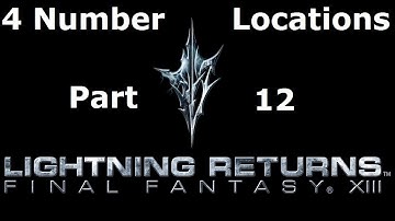 FFXIII Lightning Returns - Find The Code - 4 Numbers Locations Walkthrough