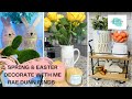 NEW 2022 SPRING & EASTER DECORATE WITH ME, RAE DUNN FINDS, KITCHEN, COFFEE BAR, MINI HAUL & MORE